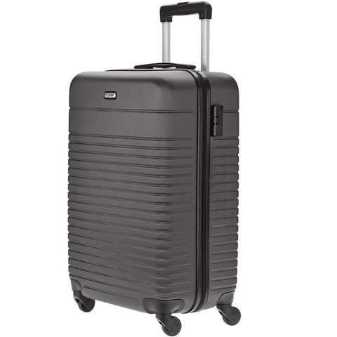 Mala de Bordo Tonin Rígida Rodinhas 360 Viagem Gaia Cappuccino 34x23x55cm Pequena