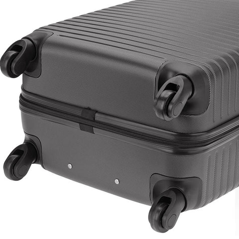 Mala de Bordo Tonin Rígida Rodinhas 360 Viagem Gaia Cappuccino 34x23x55cm Pequena