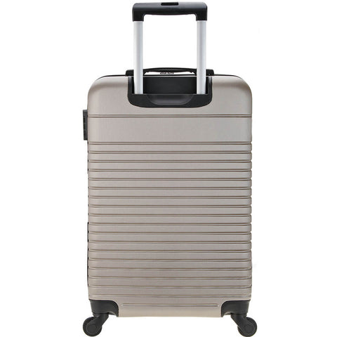 Mala Rígida de Viagem Bordo Tonin Rodinhas 360 Bagagem Gaia Dourada 34x23x55cm 10Kg