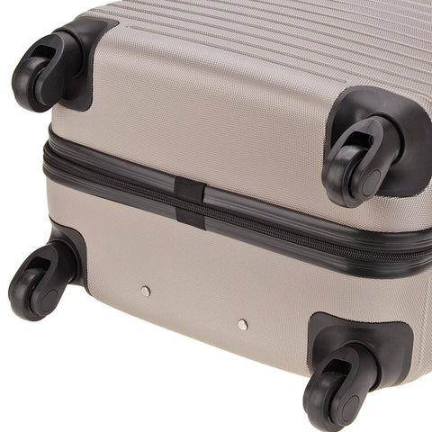 Mala Rígida de Viagem Bordo Tonin Rodinhas 360 Bagagem Gaia Dourada 34x23x55cm 10Kg