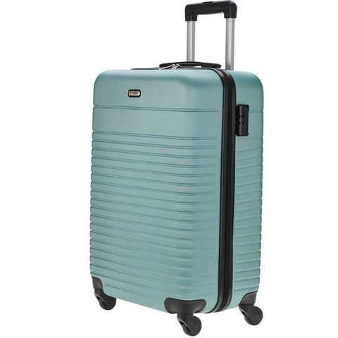 Mala De Viagem Tonin Rígida Bagagem De Mão Rodinhas 360 Gaia Bordo Verde 34x23x55cm