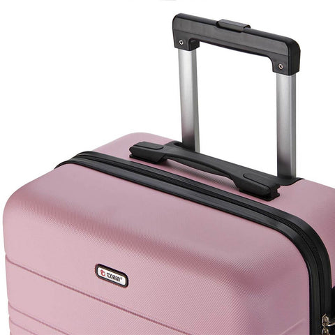 Mala De Viagem Rosa Tonin Rígida Bagagem De Mão Rodinhas 360 Gaia 34x23x55cm