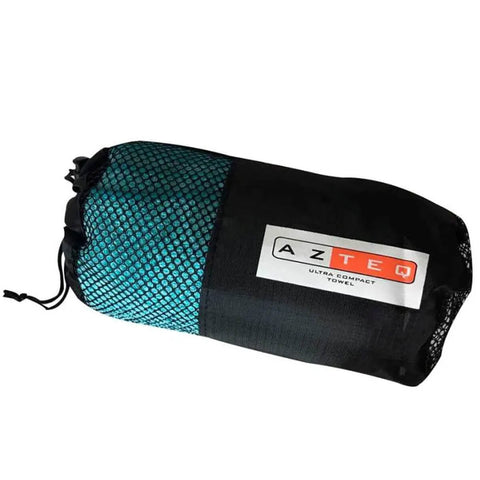Kit 2 Toalhas Soft Azteq de Secagem Rápida 60x120cm cada Banho Academia Camping Azul