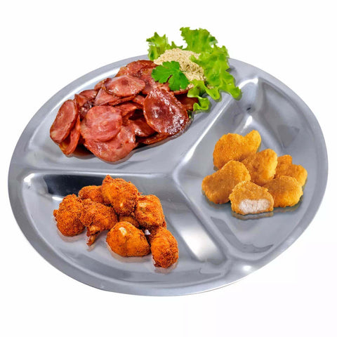 Kit 4 Porta Couverts Petisqueiras Redondas 16cm Aço Inox Restaurantes Bares