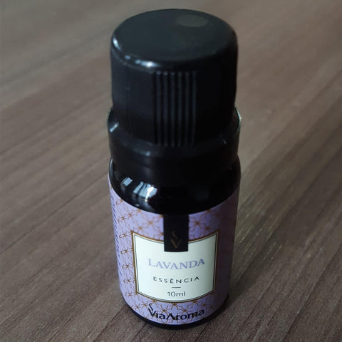 Kit 10 Essências De Aromatizador Via Aroma Aromaterapia 10ml Bamboo e Lavanda