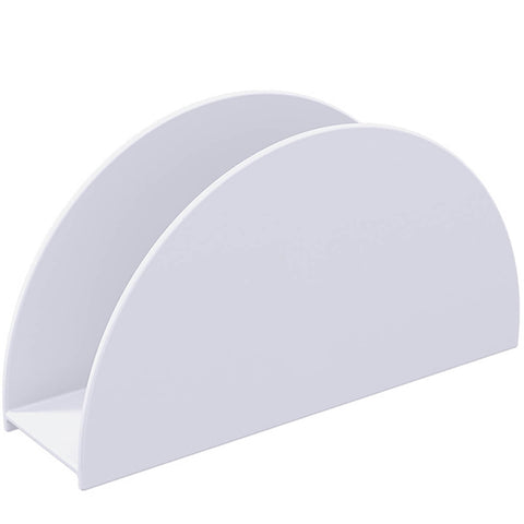 Porta Guardanapos Branco 15x4cm Plástico Mesa Restaurante Lancheria Coza Cozy