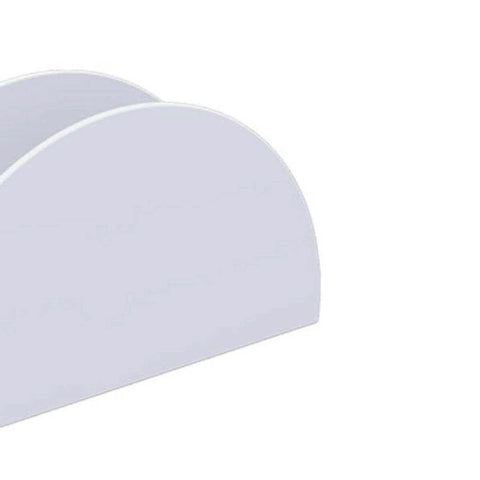 Porta Guardanapos Branco 15x4cm Plástico Mesa Restaurante Lancheria Coza Cozy