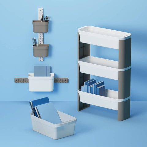 Organizador Slim 3 Andares Fruteira Coza Loft Branco Cozinha Banheiro 44,83x67,85cm Organizar Decorar
