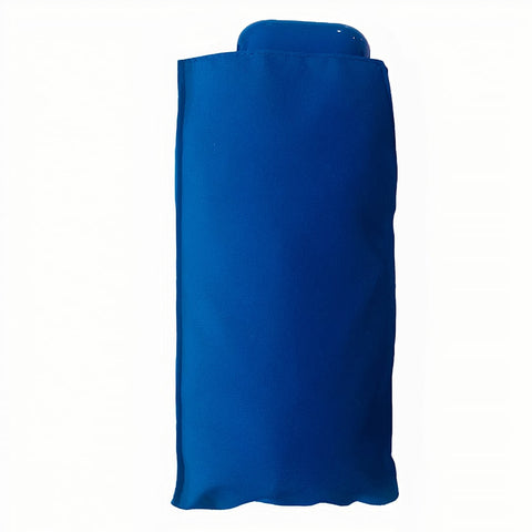 Mini Sombrinha 78cm Guarda Chuva de Bolsa Fazzoletti Alumínio Manual Azul