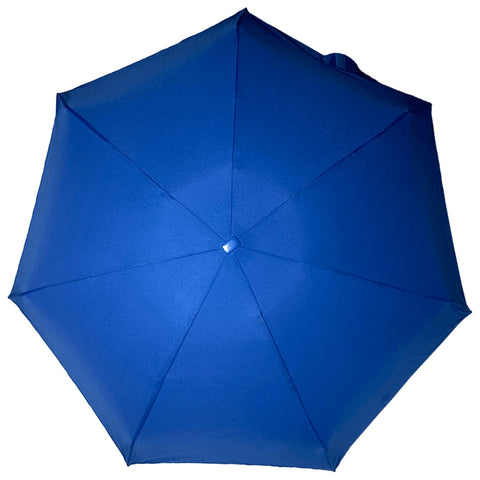 Mini Sombrinha 78cm Guarda Chuva de Bolsa Fazzoletti Alumínio Manual Azul