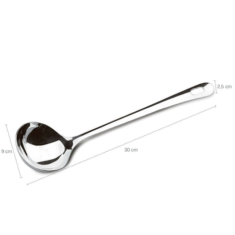 Kit 4 Conchas Terrina de Feijão 30cm Inox Conchas para Sopa Molho De Cozinha