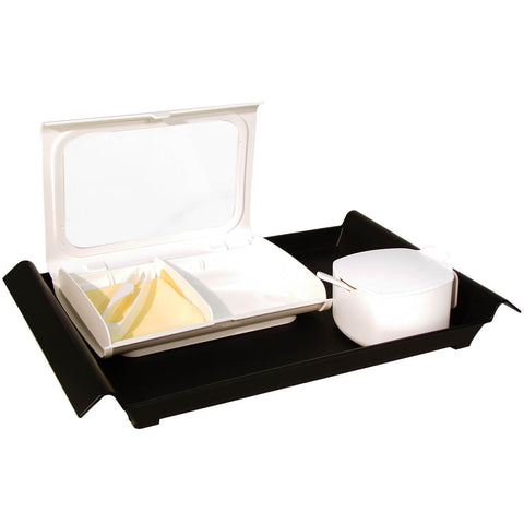 Kit 24 Bandejas Servir Self Service 45x29cm Restaurante Hotel Fast Food Coza Plástica Grande