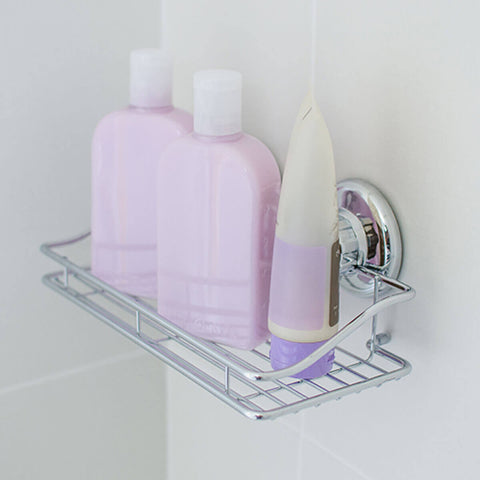 5 Acessórios De Banheiro Inox com Ventosa Papeleira Toalheiro Saboneteira Porta Shampoo Astra