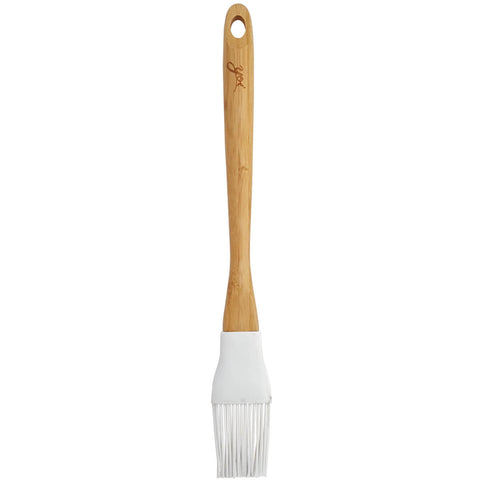 Kit 4 Pincéis Culinários de Silicone Cabo em Bambu para Alimentos Cozinha