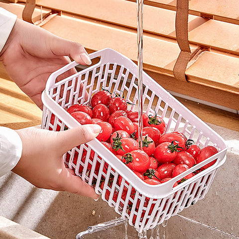 Organizador de Geladeira com Cesto 3,2L com Tampa Frutas Saladas Coza