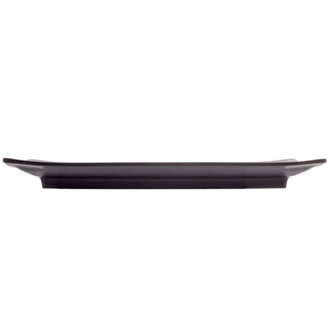 Travessa Retangular de Melamina para Sushi Sashimi 24,5x16,5cm Comida Japonesa Lyor Preto