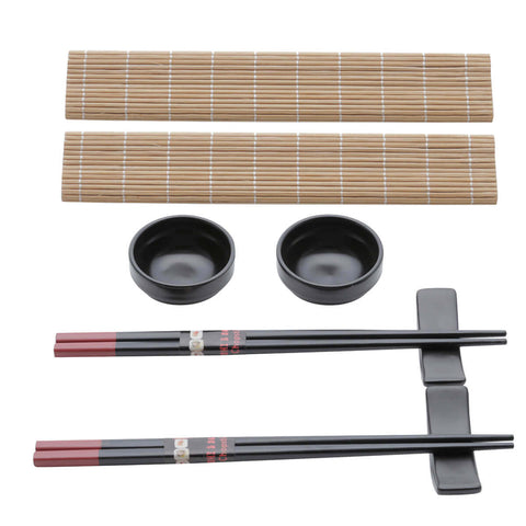 Conjunto para Sushi 4 Pessoas Lyor Esteira Molheira Suporte Hashi Yokohama Japonês