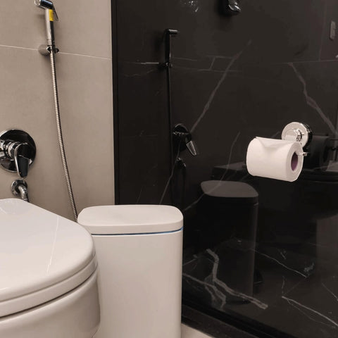 Acessórios Banheiro com Ventosa Toalheiro Papeleira Saboneteira Faciliti Cromado
