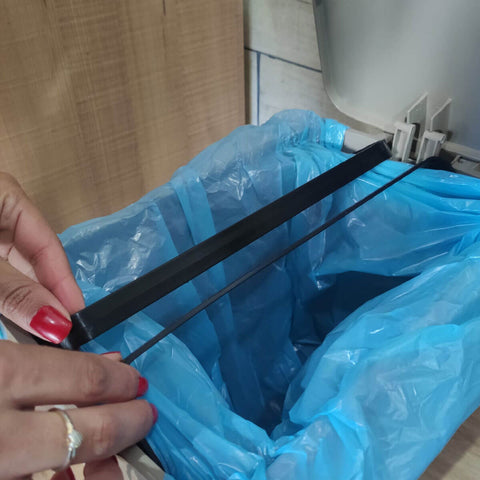 Lixeira Grande com Pedal 15l Banheiro Cozinha Escritório Single Cinza Quente Coza