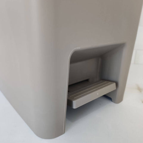 Lixeira Grande com Pedal 15l Banheiro Cozinha Escritório Single Cinza Quente Coza
