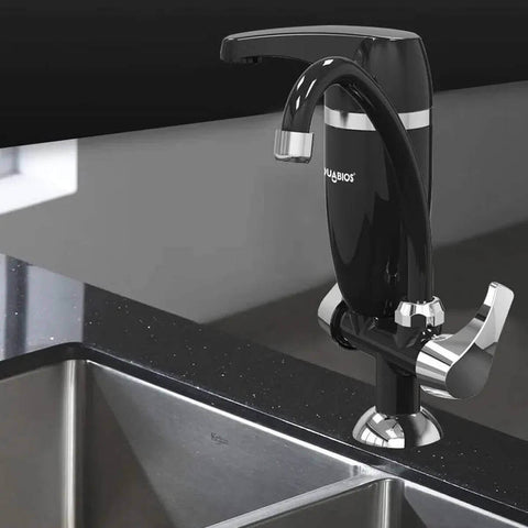 Filtro com Torneira Móvel de Bancada Acqua Premium Purificador Água Pia Cozinha Preto Acquabios