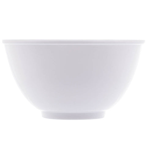 Conjunto 6 Bowls de Melamina Brancas Basic Lyor Cumbucas para Frutas Cereais Ingredientes