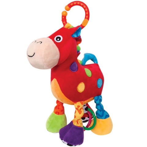 Cavalinho Musical Buba Mobile Infantil Brinquedo para Berço Carrinho Quarto Bebê Colorido