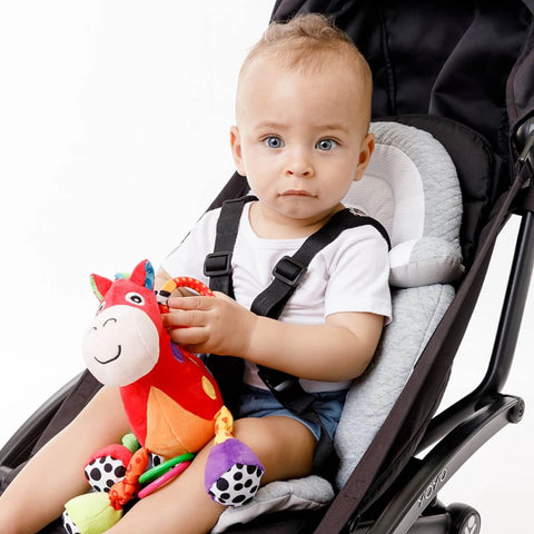 Cavalinho Musical Buba Mobile Infantil Brinquedo para Berço Carrinho Quarto Bebê Colorido