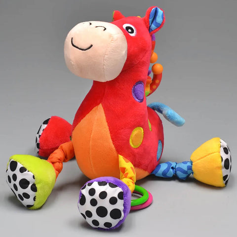 Cavalinho Musical Buba Mobile Infantil Brinquedo para Berço Carrinho Quarto Bebê Colorido