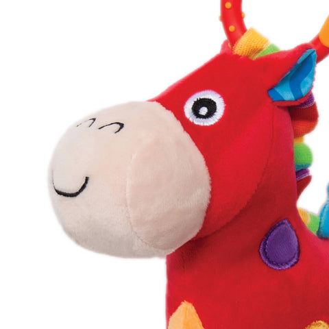 Cavalinho Musical Buba Mobile Infantil Brinquedo para Berço Carrinho Quarto Bebê Colorido