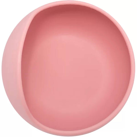 Bowl Silicone Buba com Ventosa Rosa 350ml Tigela Infantil +6m Potinho para Papinha