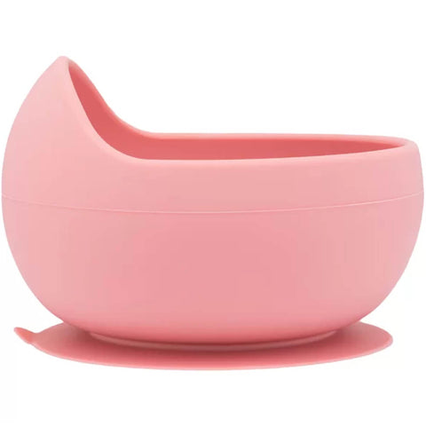 Bowl Silicone Buba com Ventosa Rosa 350ml Tigela Infantil +6m Potinho para Papinha