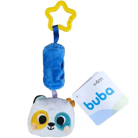 Mobile Buba Zoo para Berço Carrinho +4m Sininho Pandinha Colorido Brinquedo Sonoro para Bebê