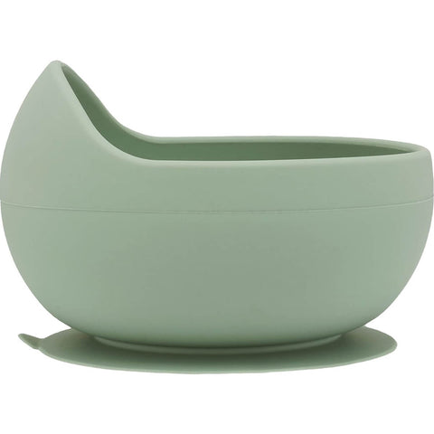 Bowl de Silicone para Bebê Verde Buba com Ventosa +6m Introdução Alimentar Tigela para Papinha