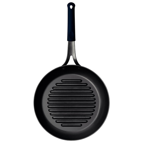 Bistequeira Frigideira Grelhar Selar Carne 30cm de Ferro Tramontina Profissional Chef 2,4L Preto