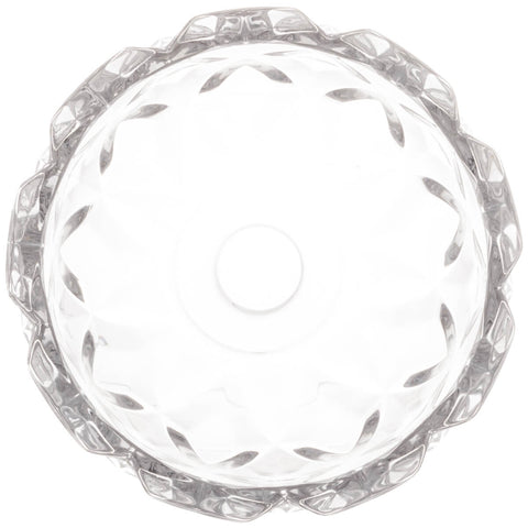 Kit 10 Cinzeiros de Cristal de Chumbo Bonitos para Hotéis Restaurantes Bowls Diamond Lyor