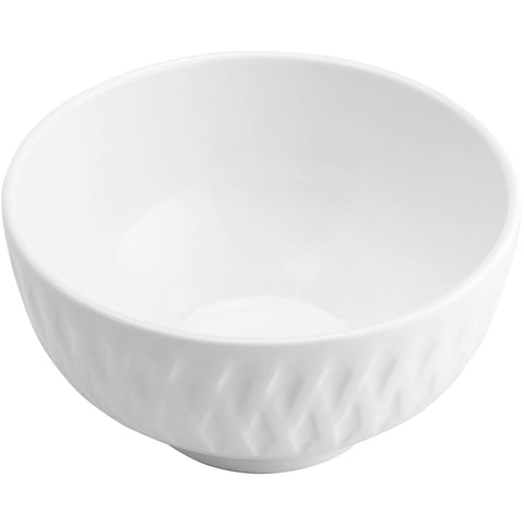 25 Bowls de Porcelana Branca Lyor 270ml Cumbucas para Sobremesa Hotéis Bares Restaurantes