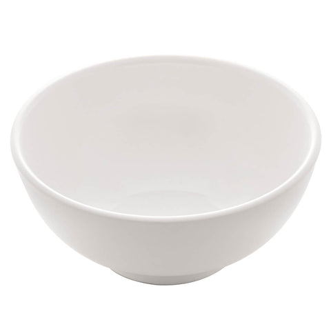 Cumbuca de Porcelana Branca Lyor 540ml para Saladas Sopas Frutas Bowl Tigela Clean