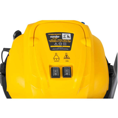 Extratora para Limpeza Aspirador Tambor Vonder 220V 10L Amarelo e Preto ELV1300