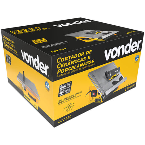 Cortador de Cerâmicas e Porcelanatos Ccv550 220v Vonder 550w Maquina Cortadora