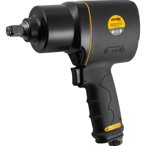 Chave de Impacto Pneumática Pistola 1/2 127mm Vonder CIP 126 Uso Industrial sem Conector