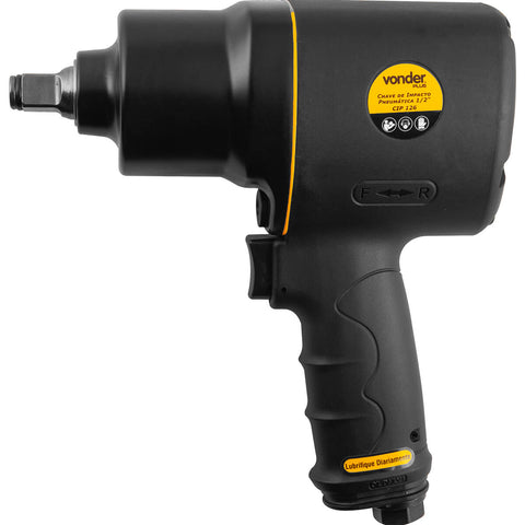 Chave de Impacto Pneumática Pistola 1/2 127mm Vonder CIP 126 Uso Industrial sem Conector