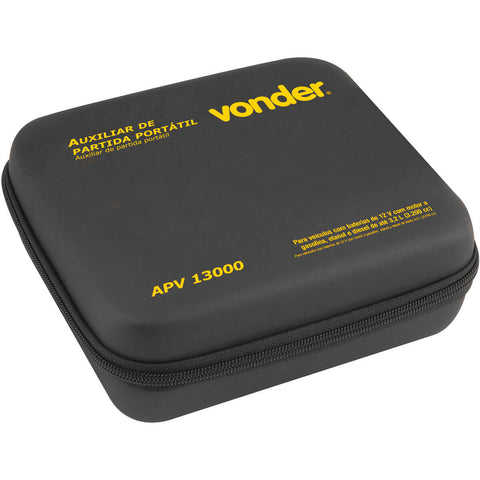 Auxiliar De Partida Portátil Com Entrada USB E Lanterna De LED APV13000 Vonder