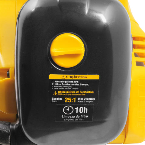 Motosserra a Gasolina Motor 35,8cm³ 2 Tempos MGV358 Vonder Trava de Segurança