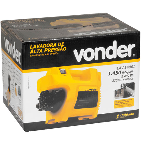 Lavadora de Alta Pressão LAV 1400l Vonder 220V Semiprofissional 264L/h