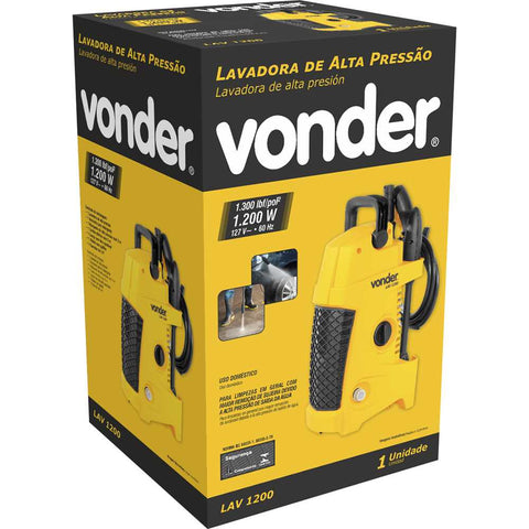 Lavadora de alta pressão LAV 1200 1300 lbf/pol 127 V~ VONDER
