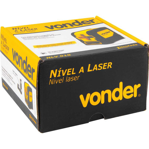 Nível a Laser 2 Linhas com Alcance de 10 Metros NLV010 Vonder com Suporte Magnético