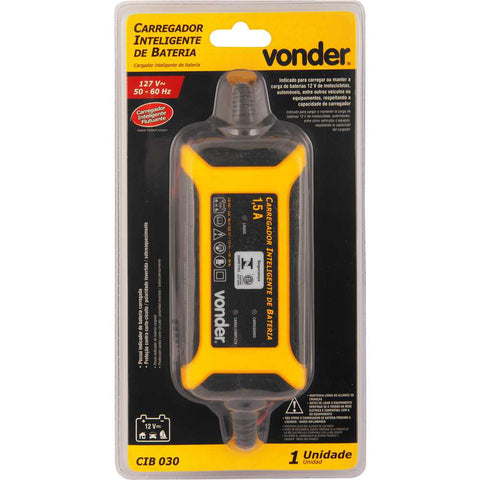 Carregador inteligente de bateria 127 V~ CIB 030 VONDER