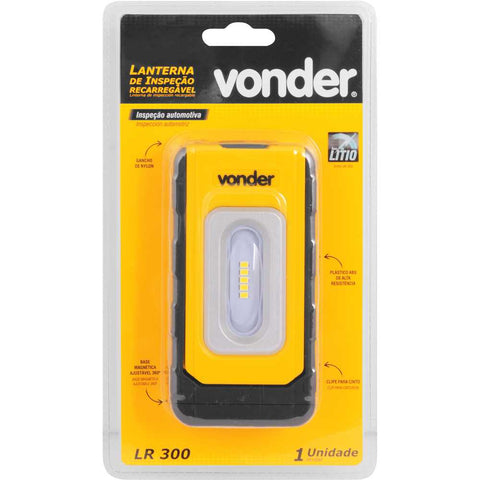 Lanterna recarregável de inspeção compacta LED SMD LR 300 VONDER