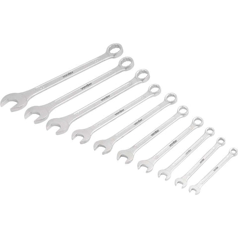 Jogo de chaves combinadas 6 mm a 22 mm aço cromo vanádio 10 peças VONDER